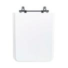 Assento Sanitário Tampa de Vaso Branco MDF Laqueado Square para bacia Incepa