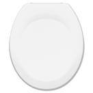 Assento Sanitário Tampa de Vaso Oval Icasa Sabará Branco Convencional Polipropileno Resistente Compatível Deca Celite Incepa