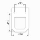 Assento sanitario tampa para vaso atrium incepa mdf