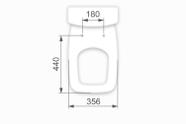 Assento sanitario tampa para vaso suite incepa mdf
