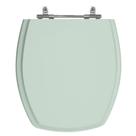 Assento Sanitário Thema Verde Água Tampa para Vaso Incepa de Madeira Laqueada - SB