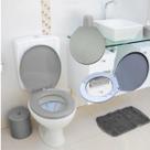 Assento Sanitário Universal com Parafusos Tampa de Privada Bacia Deca Docol Celite Icasa Incepa Assento Sanitário Universal com Parafusos Tampa de Privada Bacia Deca Docol Celite Icasa Incepa