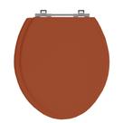 Assento Sanitário Universal para Vaso Oval Caramelo em Mdf