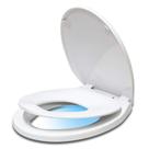 Assento sanitário WSSROGY redondo com penico, assento de treinamento branco