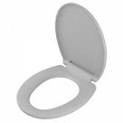 Assento Smart PP Soft Close Oval Cinza Tigre