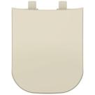 Assento Tampa de Vaso Deca Living Creme Polipropileno Anatômico Convencional Compatível Quadra Axis Polo Unic Roca Gap Lorenzetti Lorenlike Tupan