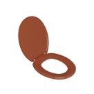 Assento Vaso Sanitário Universal Oval Soft Caramelo Astra