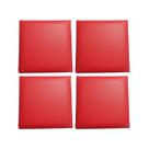Assentos De Banqueta 30 CM KIT COM 4 Cor:Vermelho