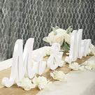 Assinam Wooden Mr e Mrs. BLOOBLOOMAX Casamento branco rústico Assinam Wooden Mr e Mrs. BLOOBLOOMAX Casamento branco rústico