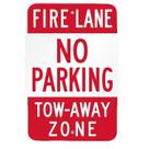 Assine SmartSign T1-1063-HI_12x18 Fire Lane sem estacionamento