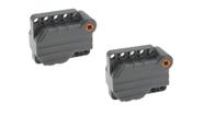 ASTEM 2 Peças Motor de Recuo Compatível 6x5x3 Technic