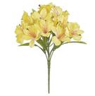 Astromelia cetim amarelo 34CM florarte