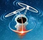 Astronauta Boomerang Com 2 Helices Branco- Art Brink