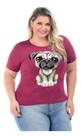 Atacado 5 Blusas T-shirt Moda Plus Size Feminina Camiseta