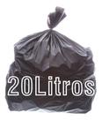 Atacado 500 Unidades Saco De Lixo 20 Litros Resistente Cor Preto Atacado 500 Unidades Saco De Lixo 20 Litros Resistente Cor Preto