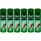 Atacado 6 Gel Massageador Anti Cansaço 220g Pernas Pé Costas