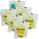 Atadura 5cm Amarela Band Flex Autoadesiva Para Animais Farex Kit Com 6