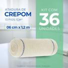 Atadura Crepom Faixa Bandagem Elástica 06cmx1.2m Kit 36 Un