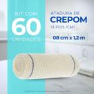 Atadura Crepom Faixa Bandagem Elástica 08cm Kit 60 Unidades
