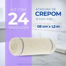 Atadura Crepom Faixa Bandagem Elástica 08cmx1.2m Kit 24 Un Atadura Crepom Faixa Bandagem Elástica 08cmx1.2m Kit 24 Un