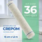 Atadura Crepom Faixa Bandagem Elástica 15cmx1.2m Kit 36 Un