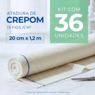 Atadura Crepom Faixa Bandagem Elástica 20cmx1.2m Kit 36 Un