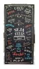 Atcus Box Seja Feliz 50x100 Bx216 Preto Atcus Box Seja Feliz 50x100 Bx216 Preto