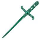 Athame Metal Verde Cigana Esmeralda19 cm Pedra Verde