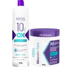 Ativador Hidratant Azul E Ox 10 Cremosa Vloss Discolor Fast
