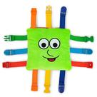 Atividade de aprendizagem Toy Buckle Toys Buster Square com zíper