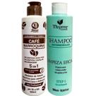 Ativo Progressiva Selagem Café Marroquina 300ml + Shampoo Antirresíduo Limpeza Eficaz Thyrre 300ml Ativo Progressiva Selagem Café Marroquina 300ml + Shampoo Antirresíduo Limpeza Eficaz Thyrre 300ml