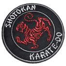 ATM190T Karate Shotokan Patch Bordado Fixar Com Ferro Quente ATM190T Karate Shotokan Patch Bordado Fixar Com Ferro Quente