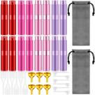 Atomizador de perfume Honeydak, pacote com 16 frascos de spray recarregáveis de 8 ml Atomizador de perfume Honeydak, pacote com 16 frascos de spray recarregáveis de 8 ml