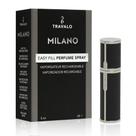 Atomizador de perfume Travalo Milano U-Change System 5mL preto