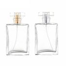 Atomizador de perfume YORROR 100mL Spray recarregável de vidro transparente