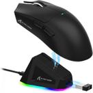 ATTACK SHARK X11 Mouse sem fio leve 62g RGB conexão tri 2.4G/USB-C/BT22K DPI sensor PAW3311 5 botões cor:preto