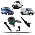Atuador da embreagem 2 furos com conector renault master 2.3 2.5 2005 á 2021