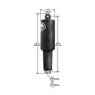 Atuador Lenco 101XD Extreme Duty 12V com curso de 5,7 cm com hardware