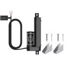 Atuador linear Justech 12V 100mm 1000N com suportes 225 libras