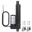 Atuador linear Justech 12V 1500N 100mm com suporte de montagem