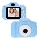 Atualização da câmera selfie para crianças, vídeo digital HD 1080P, azul