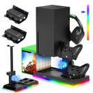 Atualização do suporte de carregamento para Xbox Series X com ventilador e RGB