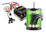 Atualize o motor sem escova Castle Creations Sidewinder 4 sem sensor ESC e 1410 3800KV para veículos RC 1/10, edição SCT