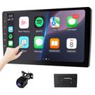 Áudio estéreo automotivo de 10,1 polegadas, duplo din, sem fio, CarPlay GPS Áudio estéreo automotivo de 10,1 polegadas, duplo din, sem fio, CarPlay GPS