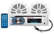 Áudio Estéreo Bluetooth BOSS Marine MCK508WB.6 para Barco - 6,5"