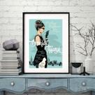 Audrey Hepburn Breakfast at Tiffany's - 60x48cm