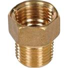 Aumento Torneira Metais Rei Latao Amarelo 1/2 Curto 1,5 10019 - Kit C/6