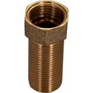 Aumento Torneira Metais Rei Latao Amarelo 3/4 Longo 4,0 10024 - Kit C/6 Aumento Torneira Metais Rei Latao Amarelo 3/4 Longo 4,0 10024 - Kit C/6