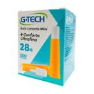 Auto Lanceta Dispositivo De Segurança 28g 100uni G-tech Cor Amarelo