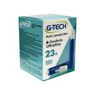 Auto Lanceta G-Tech Mini 23G caixa com 100 unidades